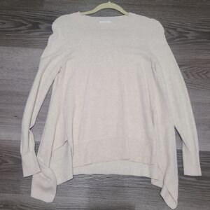 Nordstrom Cream Long Sleeve Top XXS